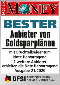 Top-Anbieter von Goldsparplänen für Goldsparer